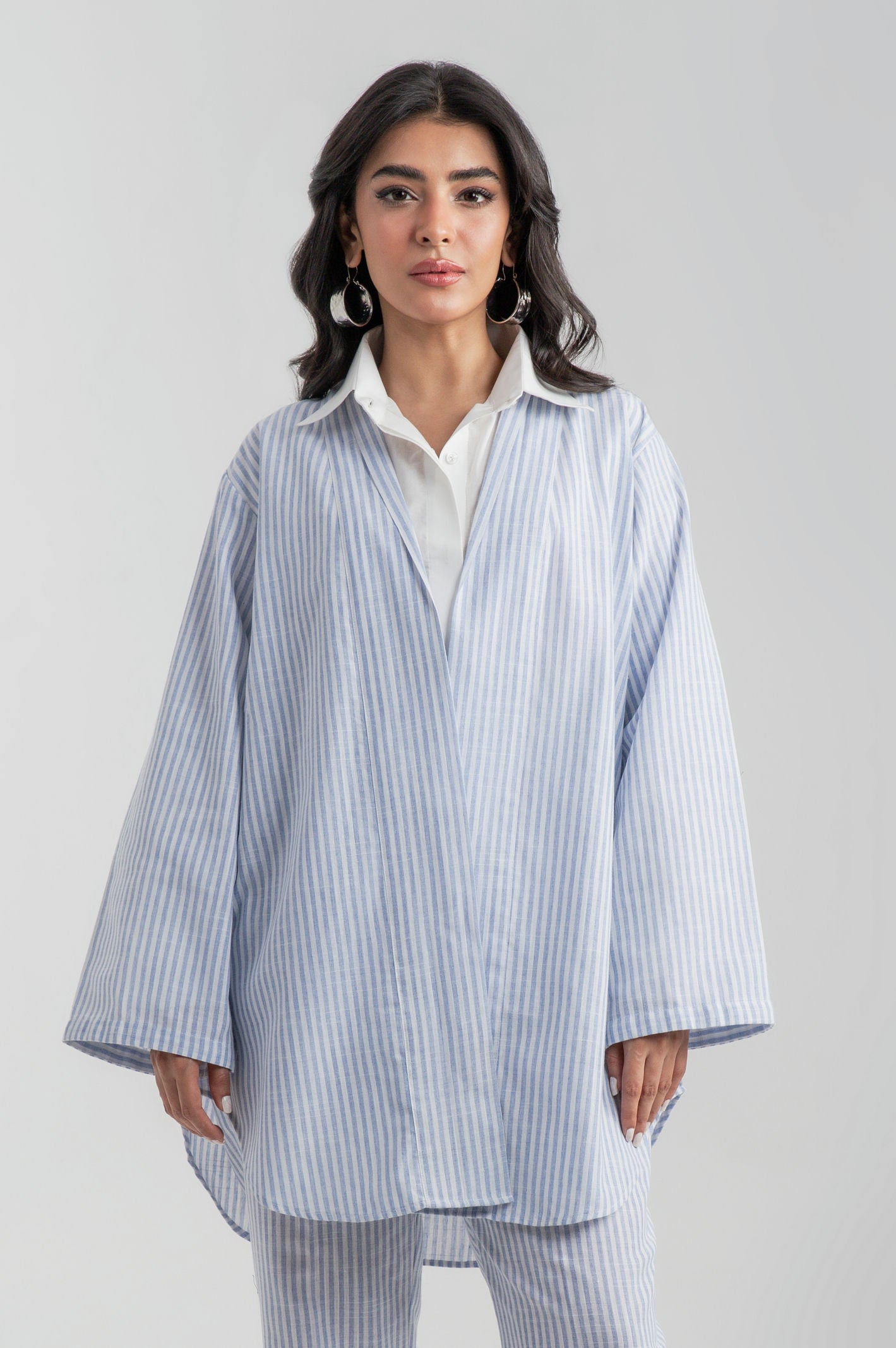 V neck Sky Co-ord set - 9figure