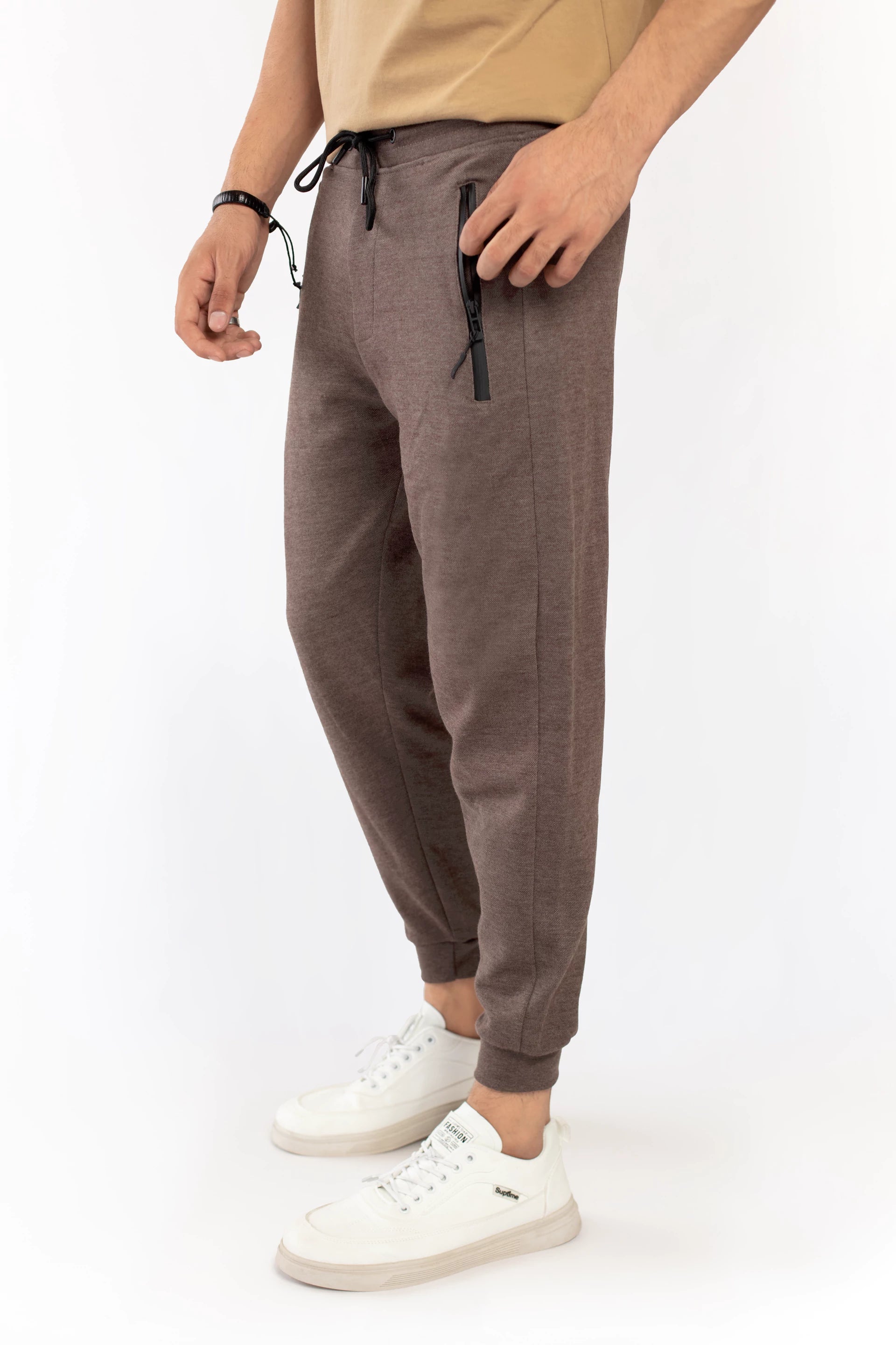 Brown Knitted Trousers - 9figure