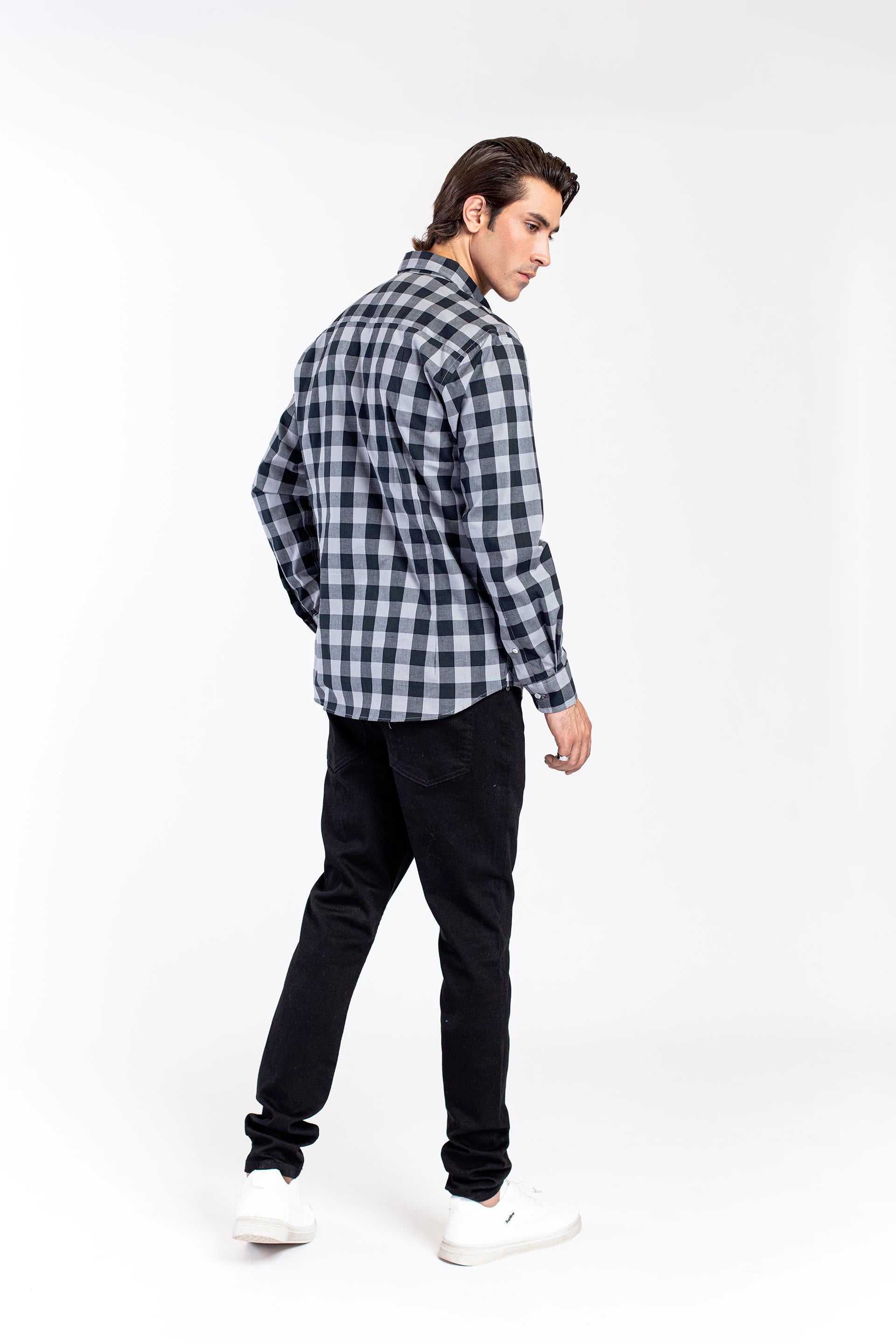 Button Down Checkered Shirt - 9figure