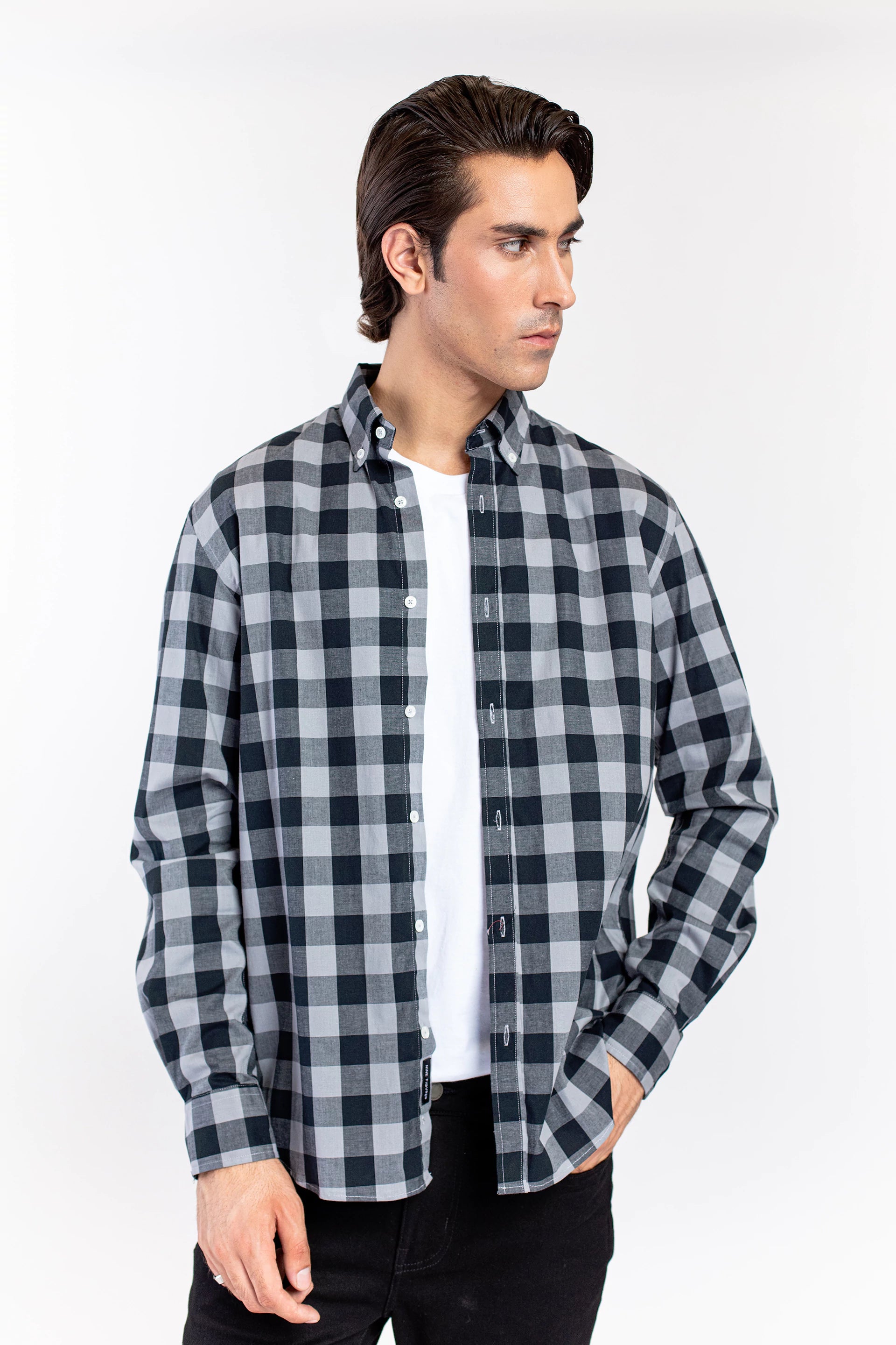 Button Down Checkered Shirt - 9figure