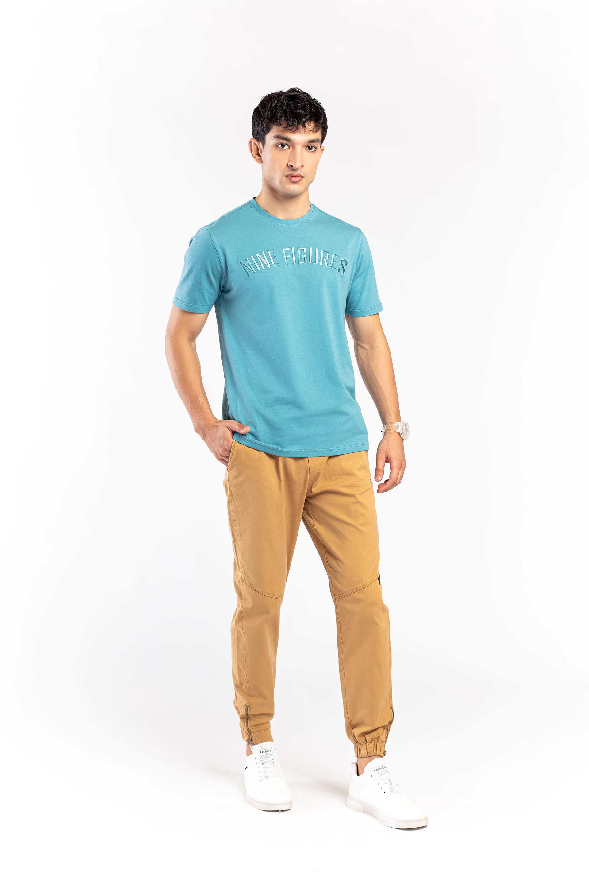 Basic Texted T-Shirt - 9figure