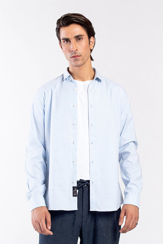 Button Down Textured Shirt - 9figure