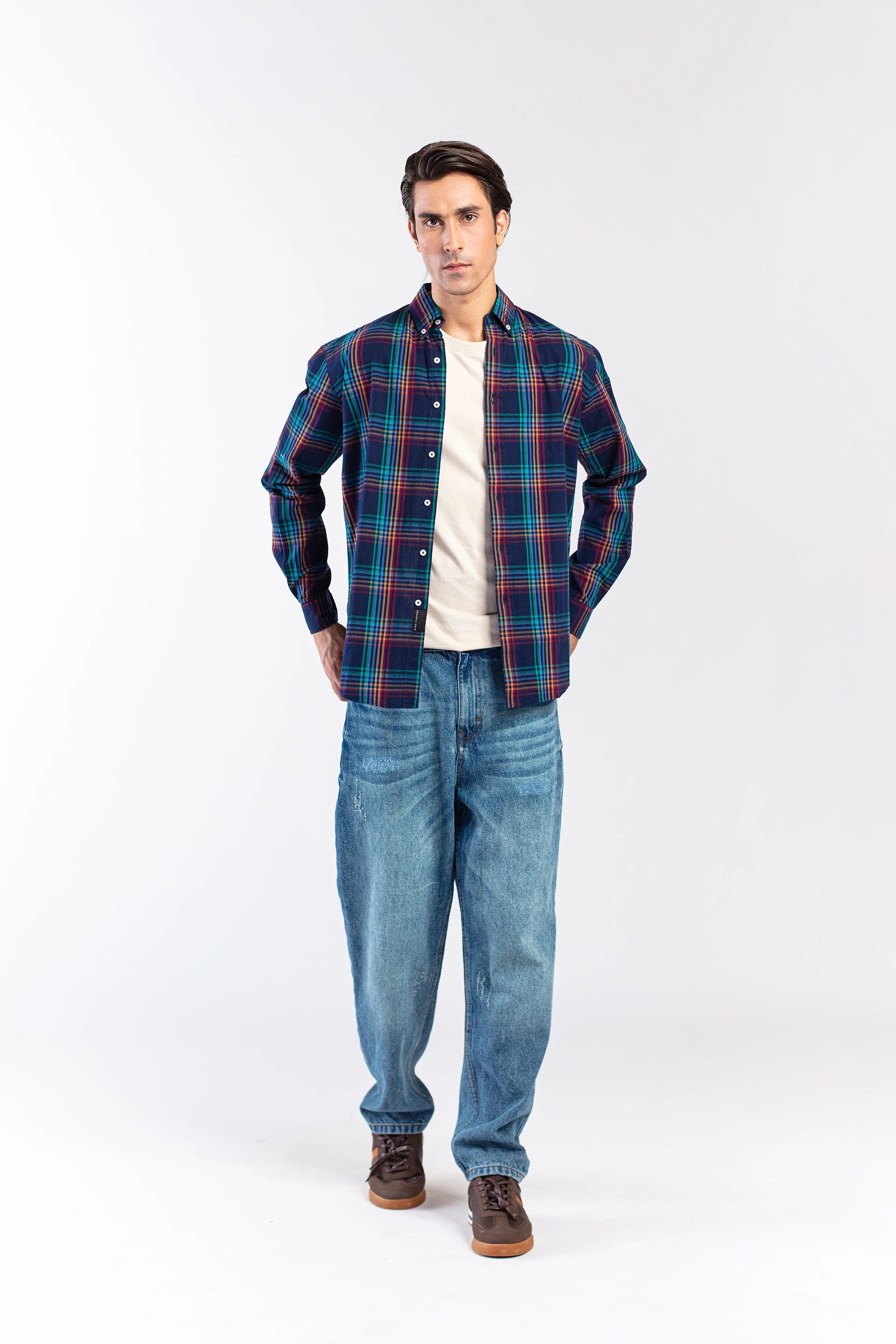 Button Down Checkered Shirt - 9figure