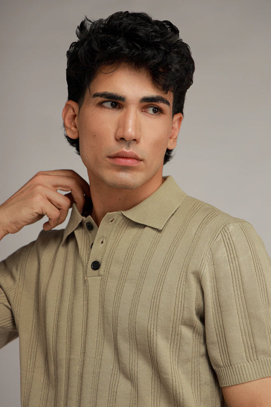 Basic Textured Polo