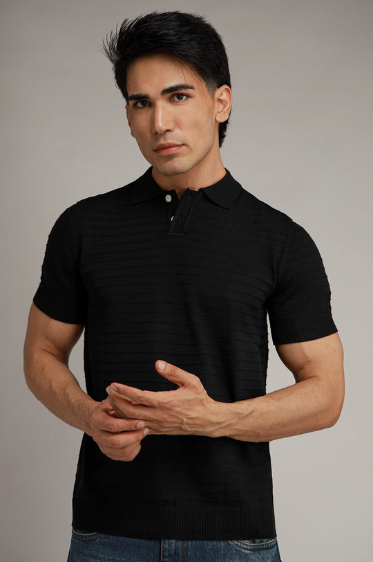 Basic Textured Polo