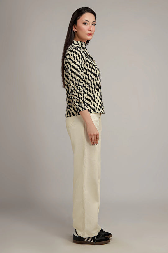 Geometric Pattern Shirt
