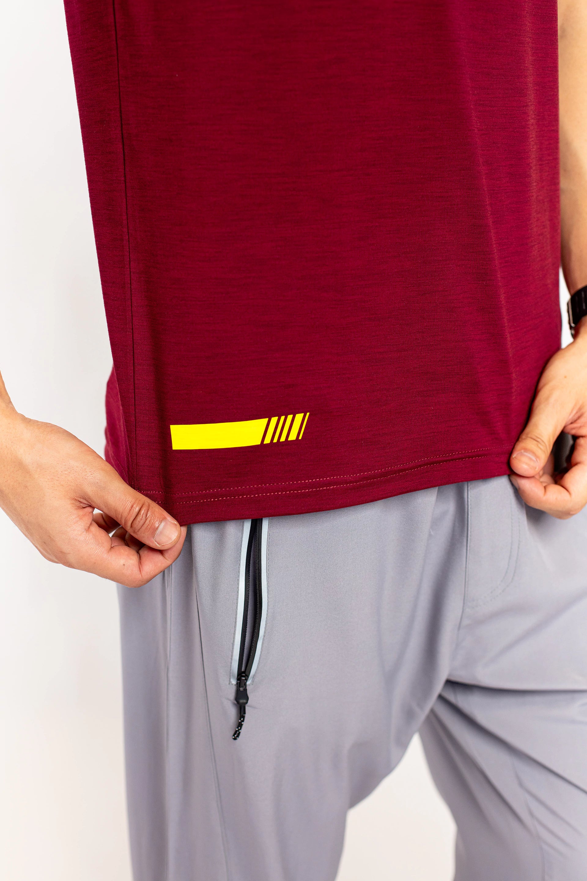 Maroon Melange T-Shirt - 9figure