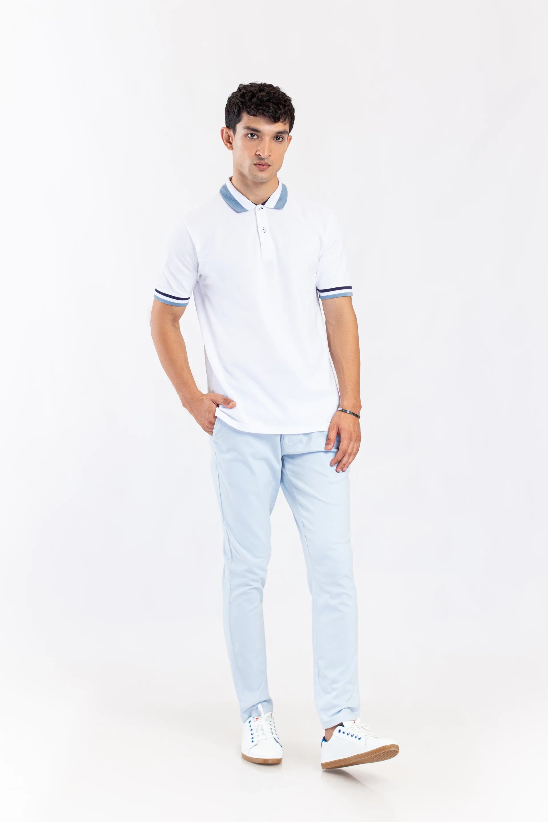 Tipping Collar Polo Shirt - 9figure
