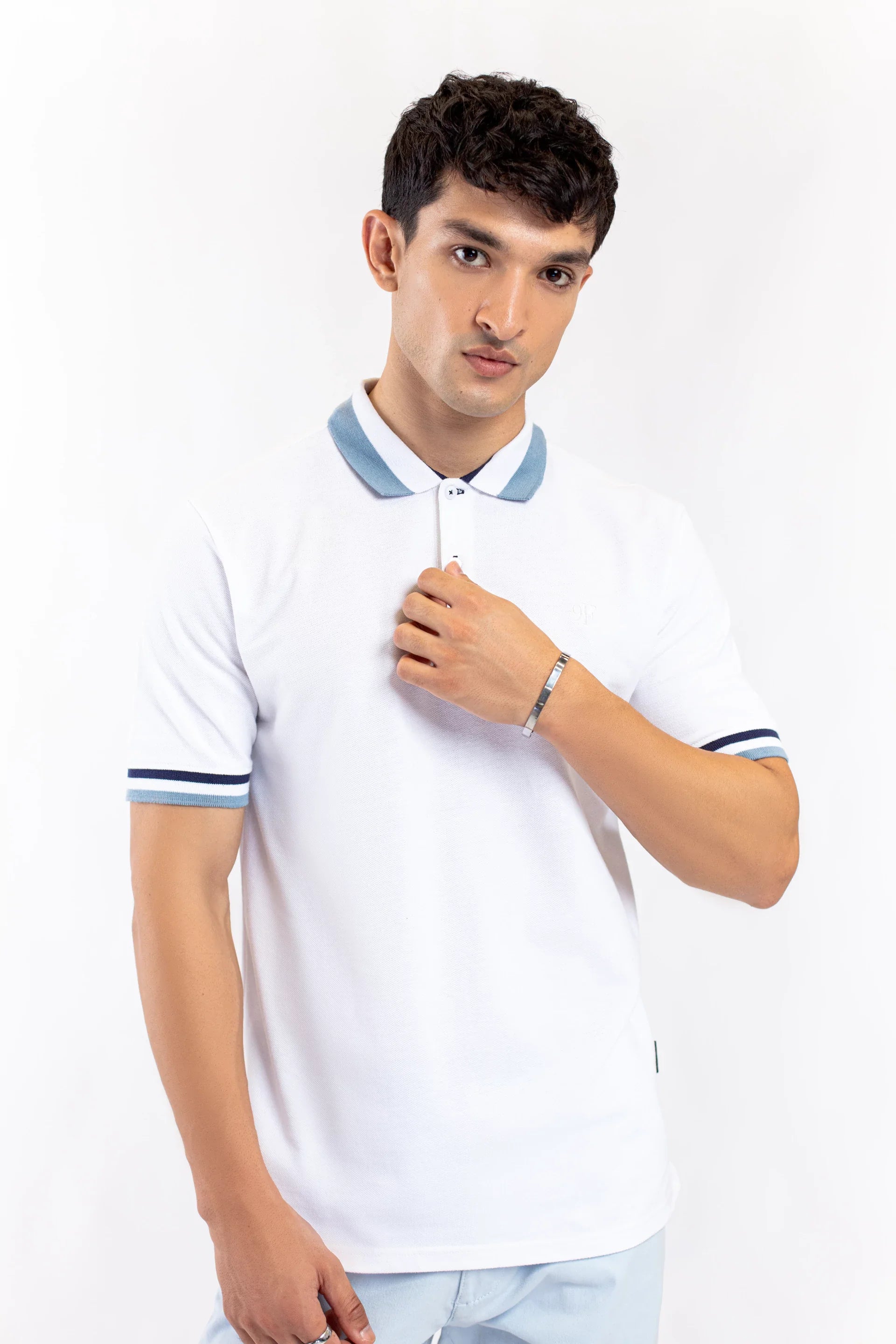 Tipping Collar Polo Shirt - 9figure