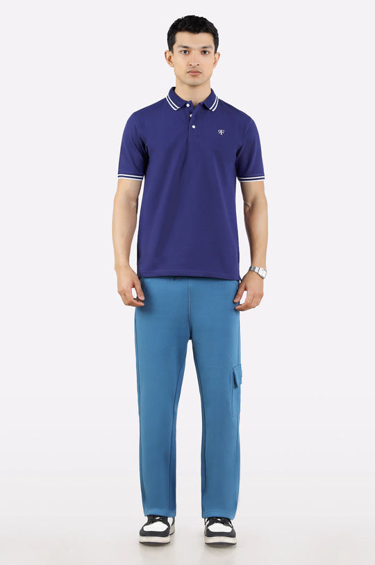 Jacquard Collar Polo