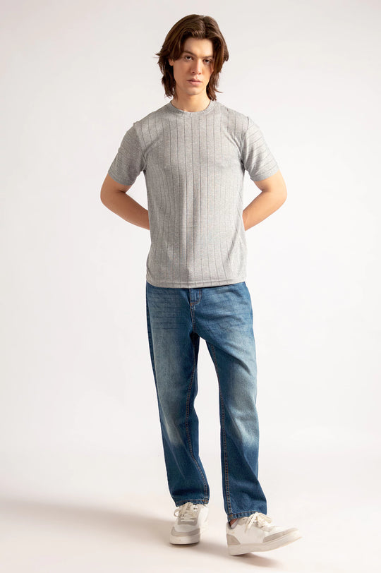 Basic Textured T-Shirt