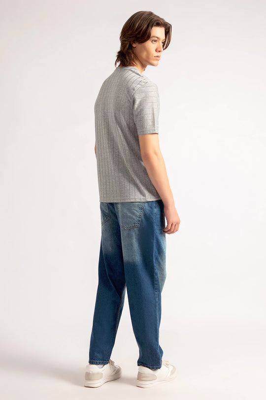 Basic Textured T-Shirt