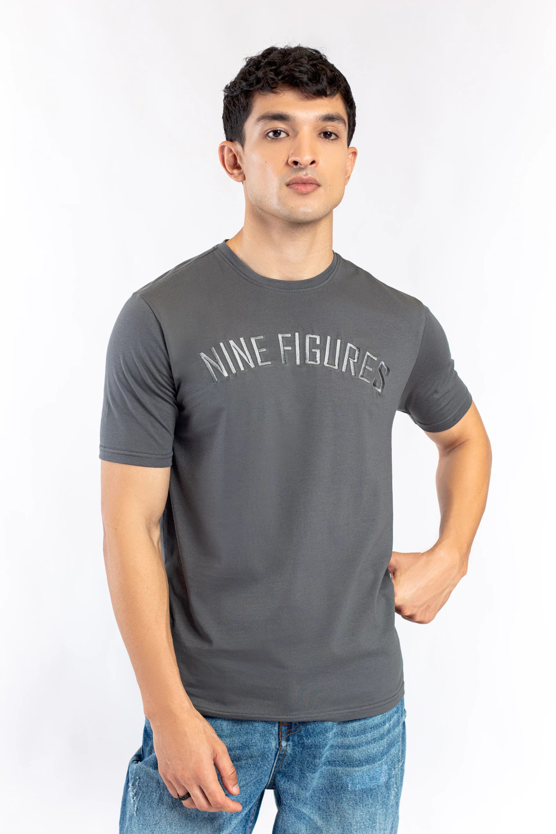 Basic Texted T-Shirt - 9figure