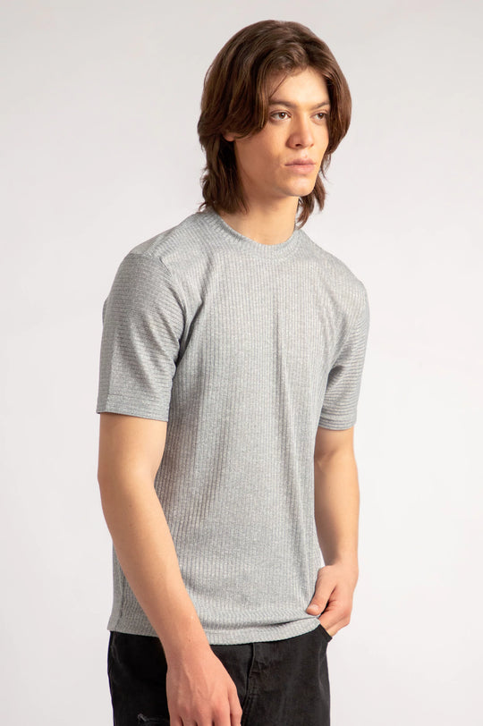 Basic Textured T-Shirt