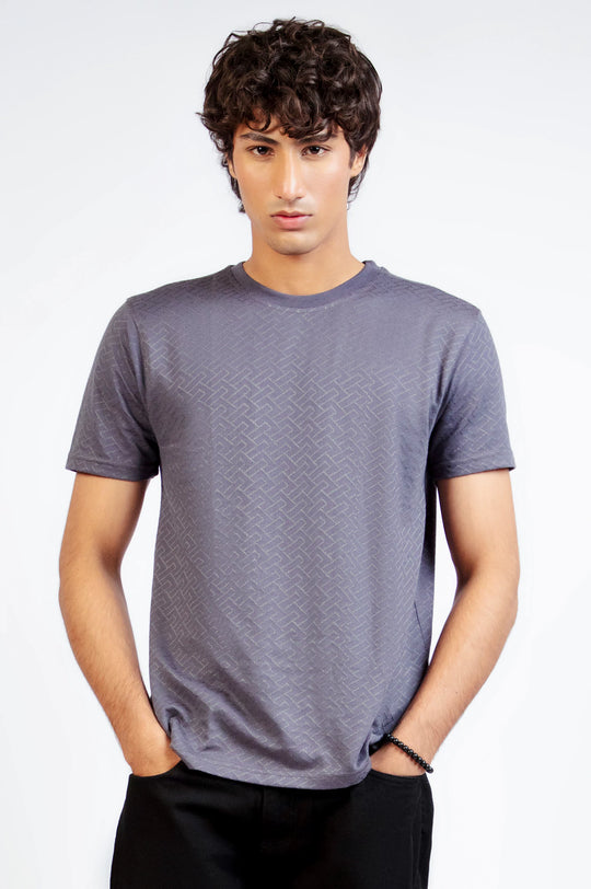 Basic Textured T-Shirt