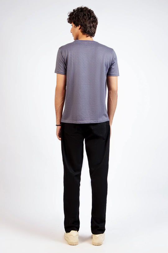 Basic Textured T-Shirt