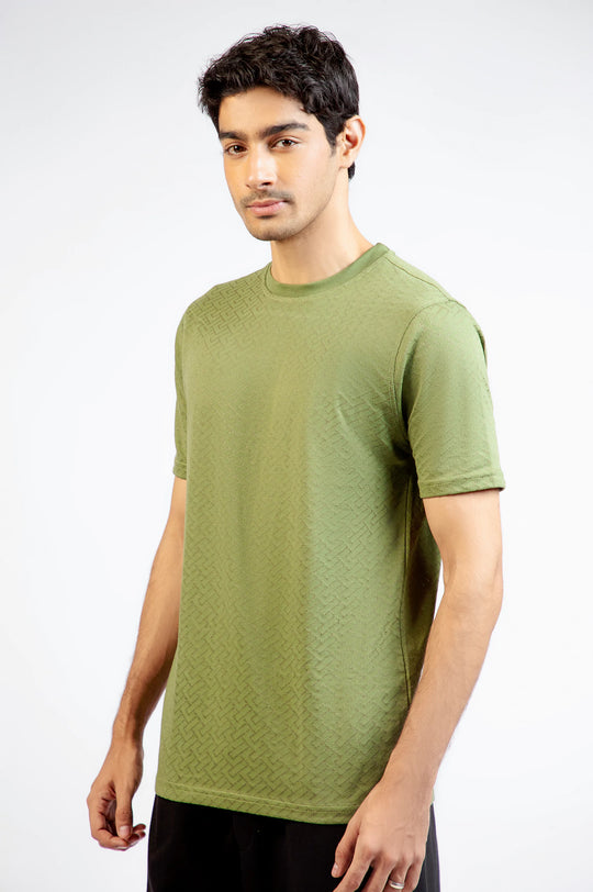 Basic Textured T-Shirt