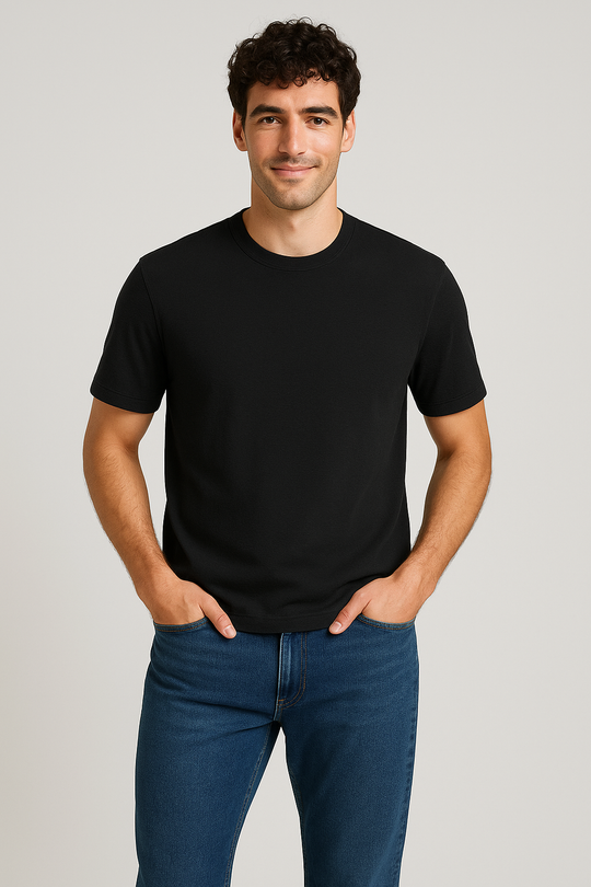 Basic Textured T-Shirt