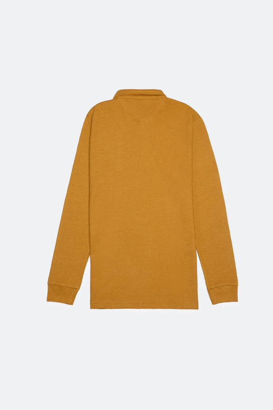 Mens Thermal Knitted Polo Sweatshirt