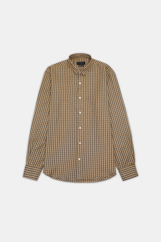 Basic Collar Checkered Shirt - 9figure