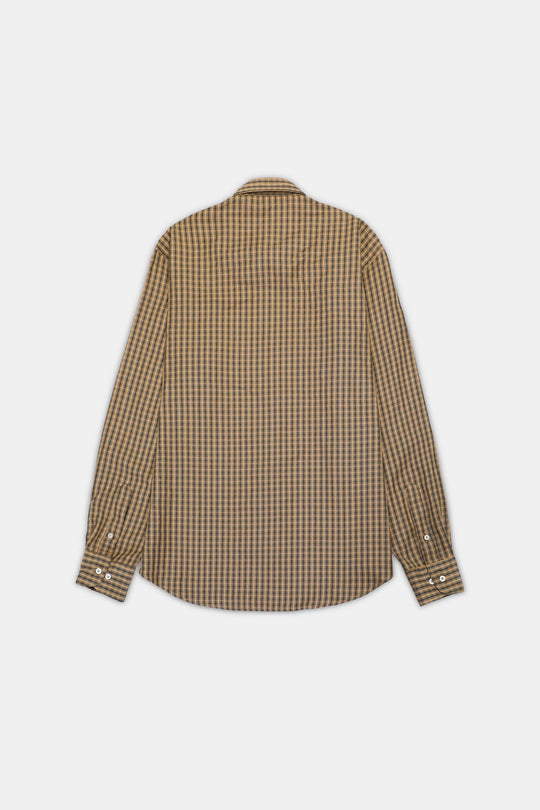 Basic Collar Checkered Shirt - 9figure