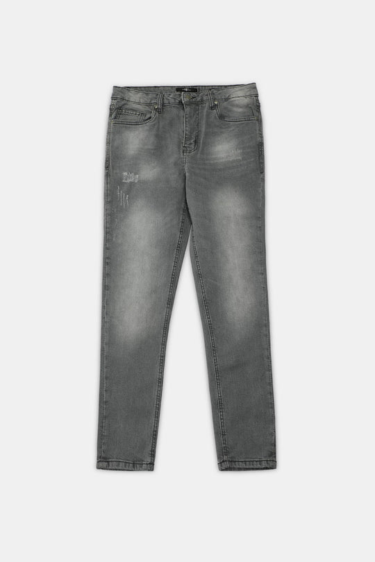 Grey Tapered Jeans - 9figure