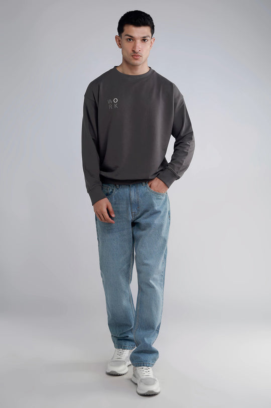 Mens Graphics Oversize Sweatshirt