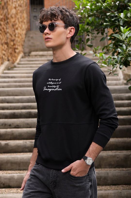Mens Graphic Regular Sweatshirt