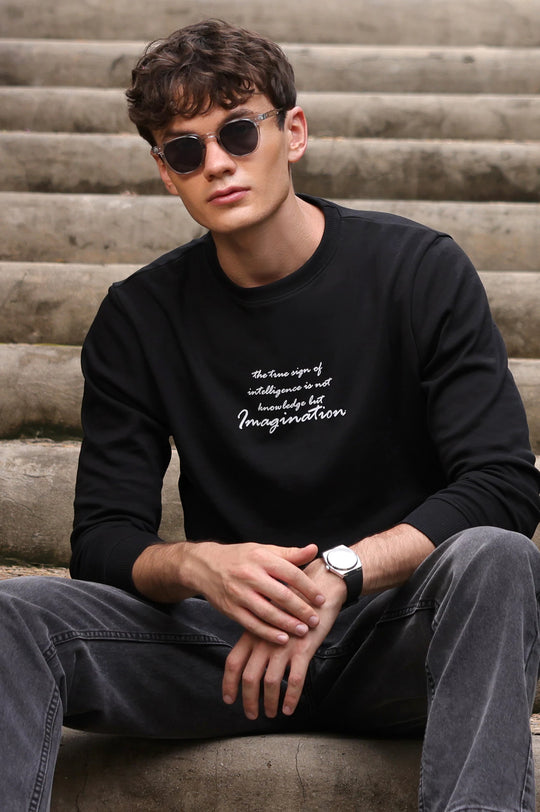 Mens Graphic Regular Sweatshirt