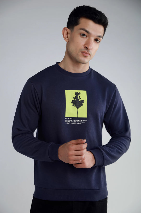Mens Graphic Regular Sweatshirt