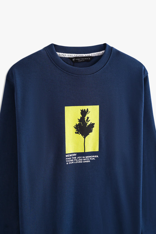 Mens Graphic Regular Sweatshirt