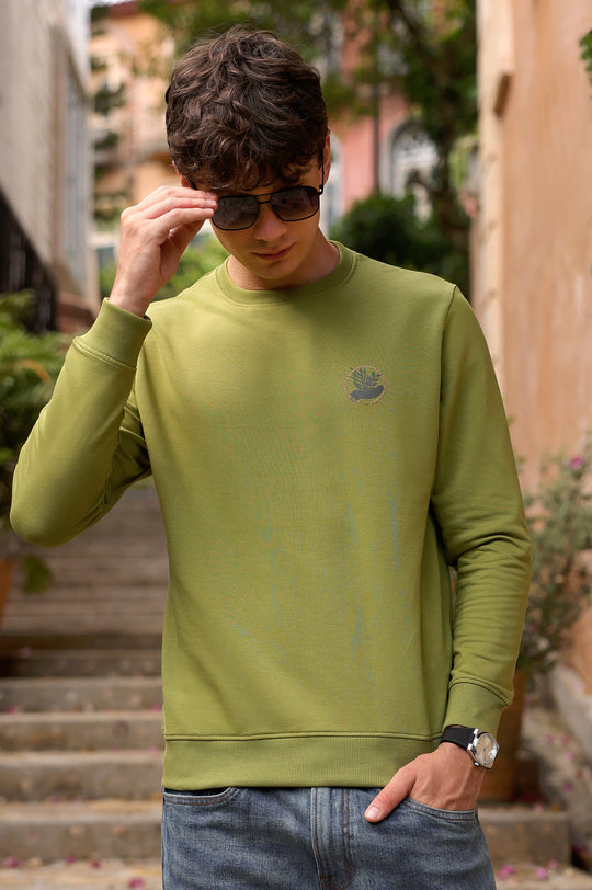 Mens Graphic Regular Sweatshirt