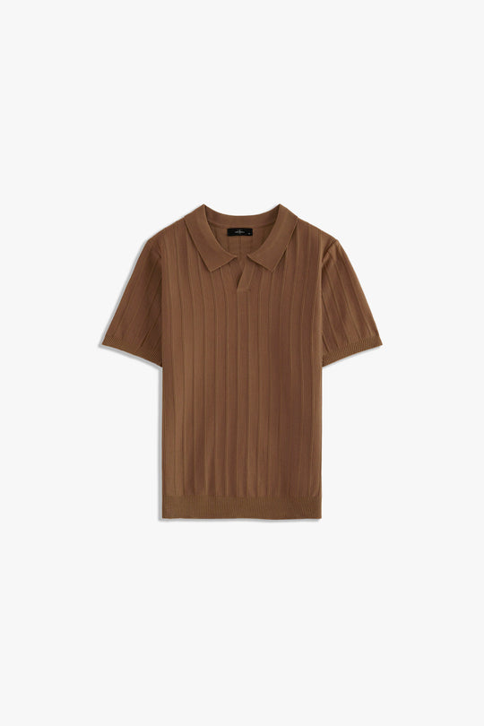 Johnny Collar Textured Polo