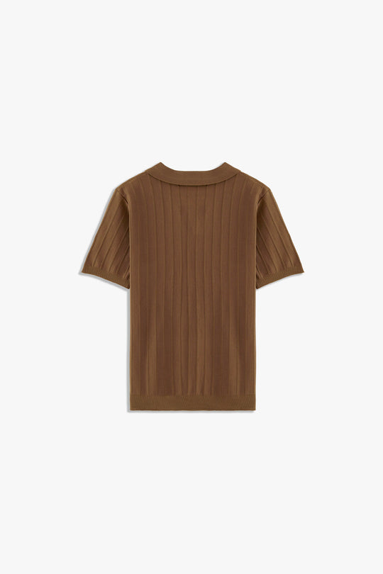 Johnny Collar Textured Polo