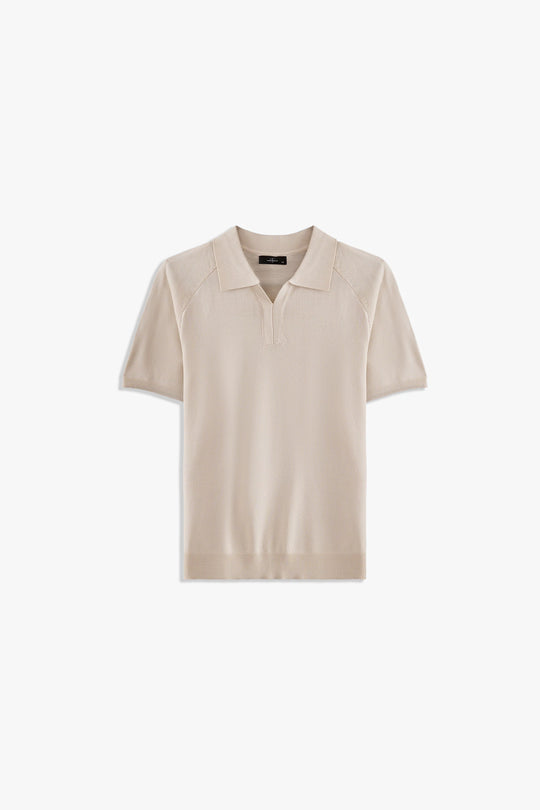 Johnny Collar Reglan Sleeve Polo