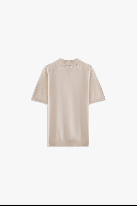 Johnny Collar Reglan Sleeve Polo