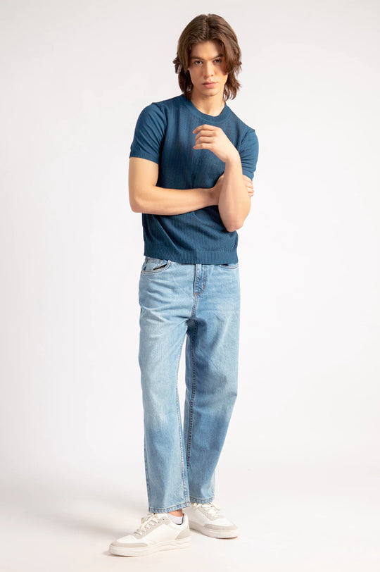 Basic Knitted T-Shirt