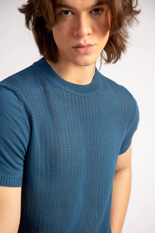 Basic Knitted T-Shirt