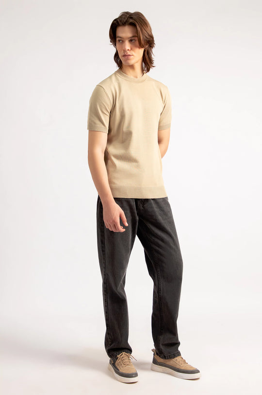 Basic Knitted T-Shirt