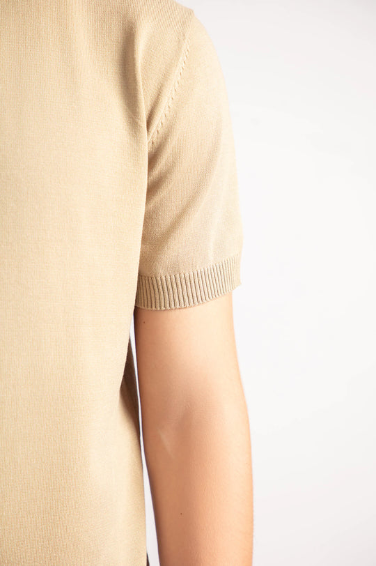 Basic Knitted T-Shirt