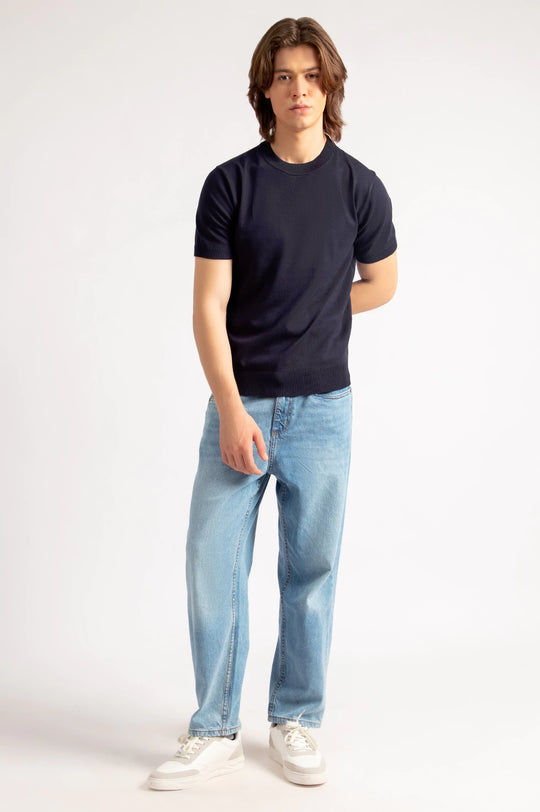 Basic Knitted T-Shirt