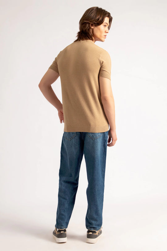 Basic Textured T-Shirt