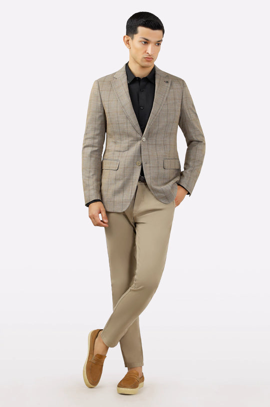 Brown Men Blazer