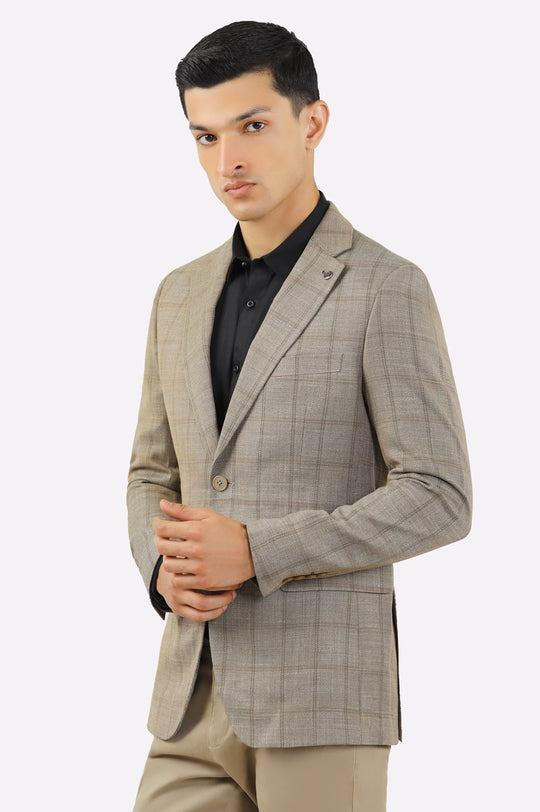 Brown Men Blazer