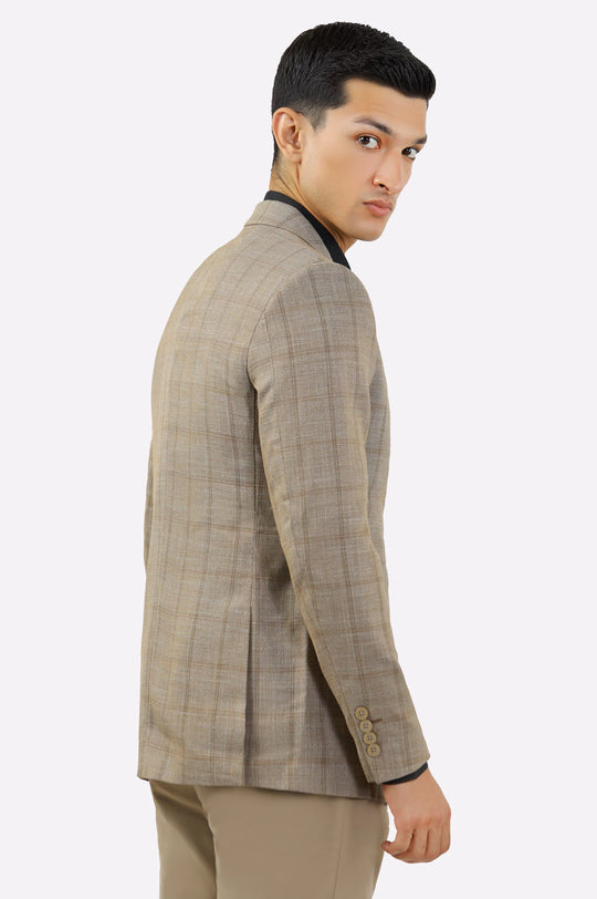 Brown Men Blazer