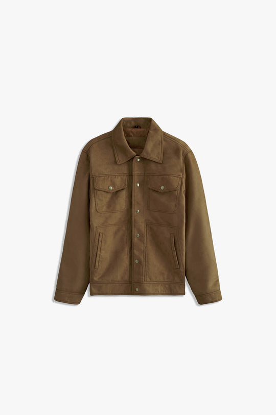 Suede Trucker Jacket