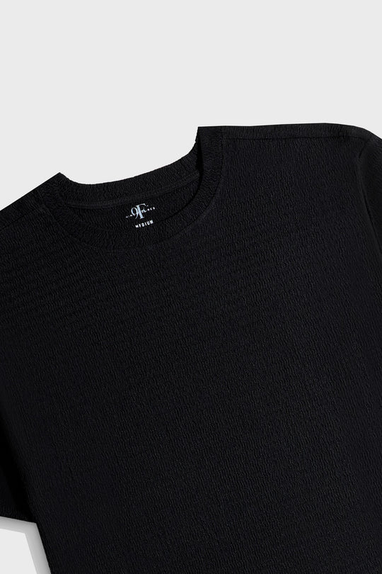 Basic Textured T-Shirt