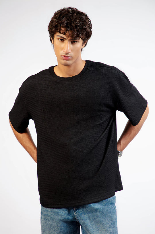 Basic Textured T-Shirt