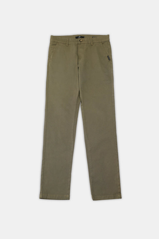 Printed Olive Chinos - 9figure