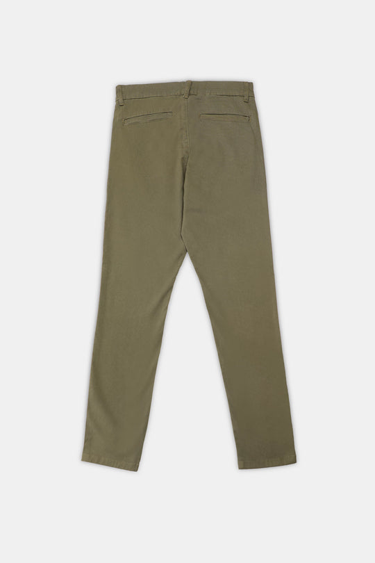 Printed Olive Chinos - 9figure